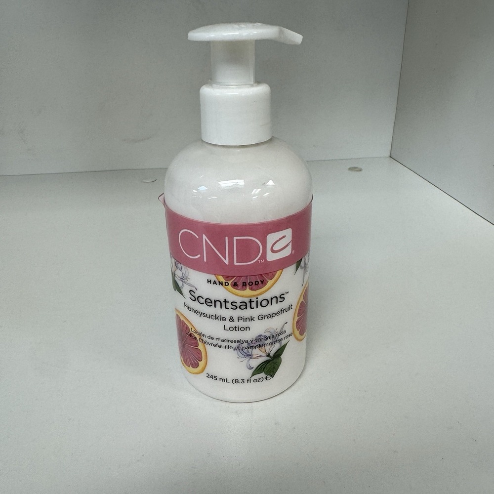 CND Scentsation Hand & Body Lotion Honeysuckle & Pink Grapefruit 8.3 Oz‎